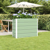 Jardinera vidaxx verde 100 x 40 x 75 cm acero