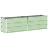 Jardinera vidaxx verde 160 x 40 x 45 cm acero