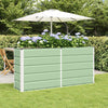 Jardinera vidaxx verde 160 x 40 x 75 cm acero