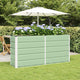 Jardinera vidaxx verde 160 x 40 x 75 cm acero