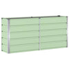 Jardinera vidaxx verde 160 x 40 x 75 cm acero