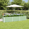 Jardinera vidaxx verde 240 x 40 x 45 cm acero