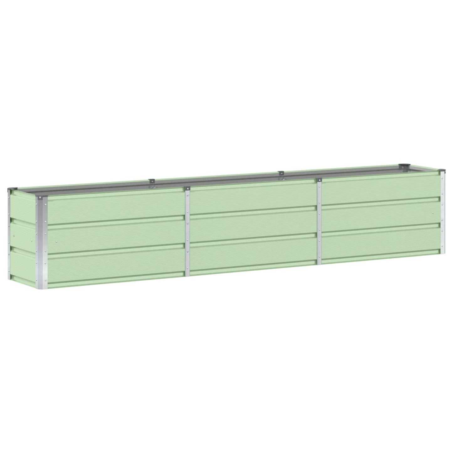 Jardinera vidaxx verde 240 x 40 x 45 cm acero