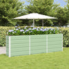 Jardinera vidaxx verde 160 x 40 x 75 cm acero