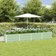 Jardinera vidaxx verde 320 x 40 x 45 cm acero