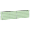 Jardinera vidaxx verde 160 x 40 x 75 cm acero