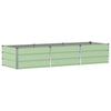 Jardinera vidaxx verde 240 x 80 x 45 cm acero