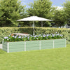 Jardinera vidaxx verde 320 x 80 x 45 cm acero