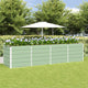 Jardinera vidaxx verde 240 x 80 x 75 cm acero