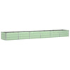 Jardinera vidaxx verde 480 x 80 x 45 cm acero
