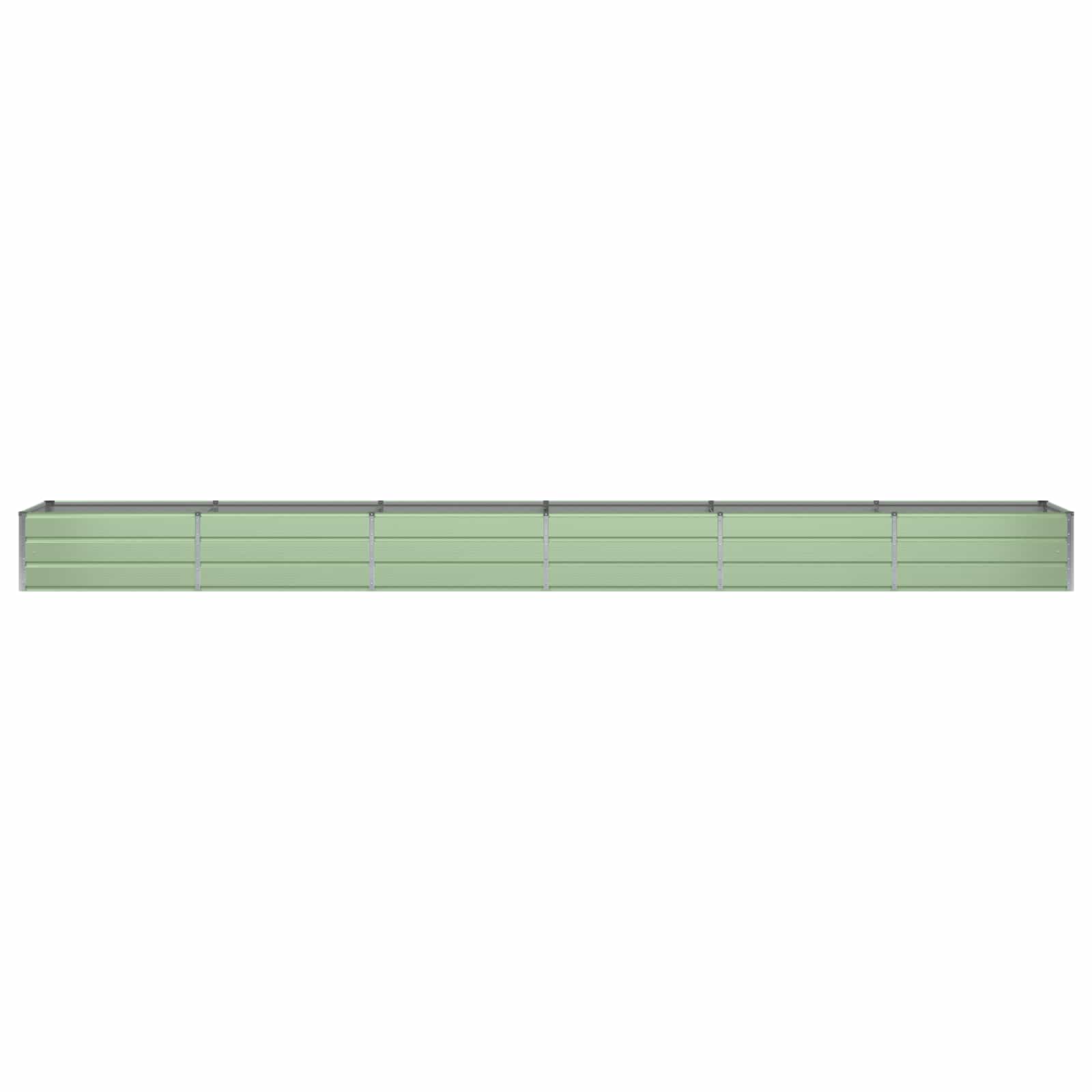Jardinera vidaxx verde 600 x 80 x 45 cm acero