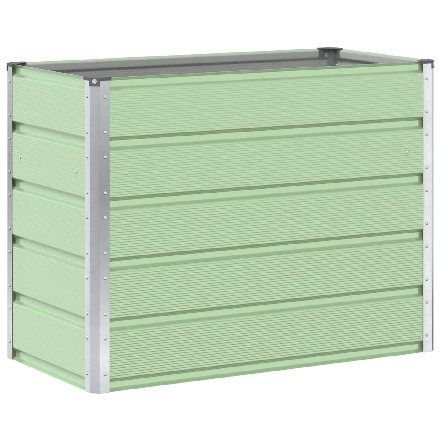Jardinera vidaxx verde pastel 480 x 50 x 45 cm acero galvanizado