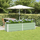 Jardinera vidaxx verde pastel 480 x 50 x 45 cm acero galvanizado