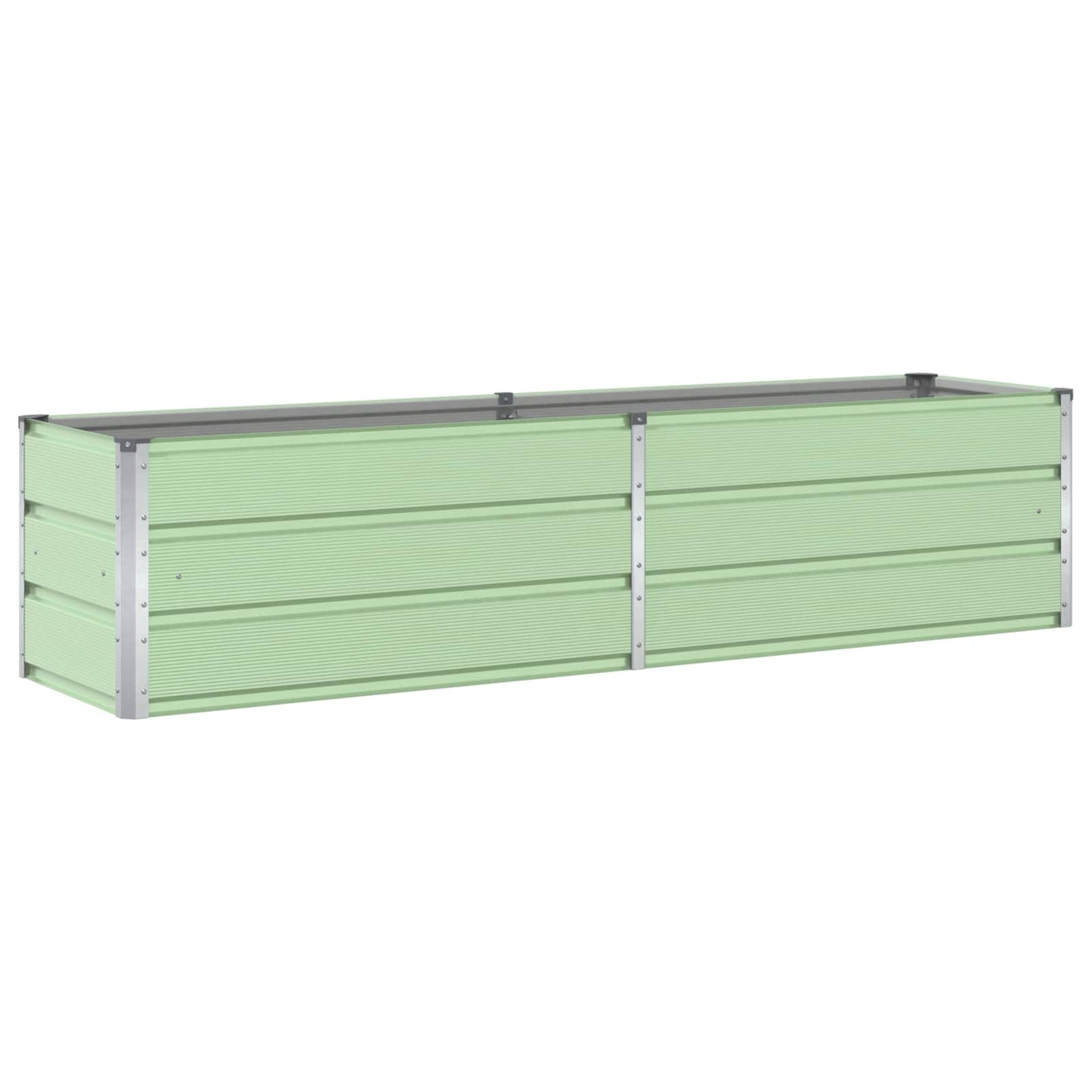 Jardinera vidaxx verde pastel 480 x 50 x 45 cm acero galvanizado
