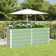 Jardinera vidaxx verde pastel 480 x 50 x 45 cm acero galvanizado