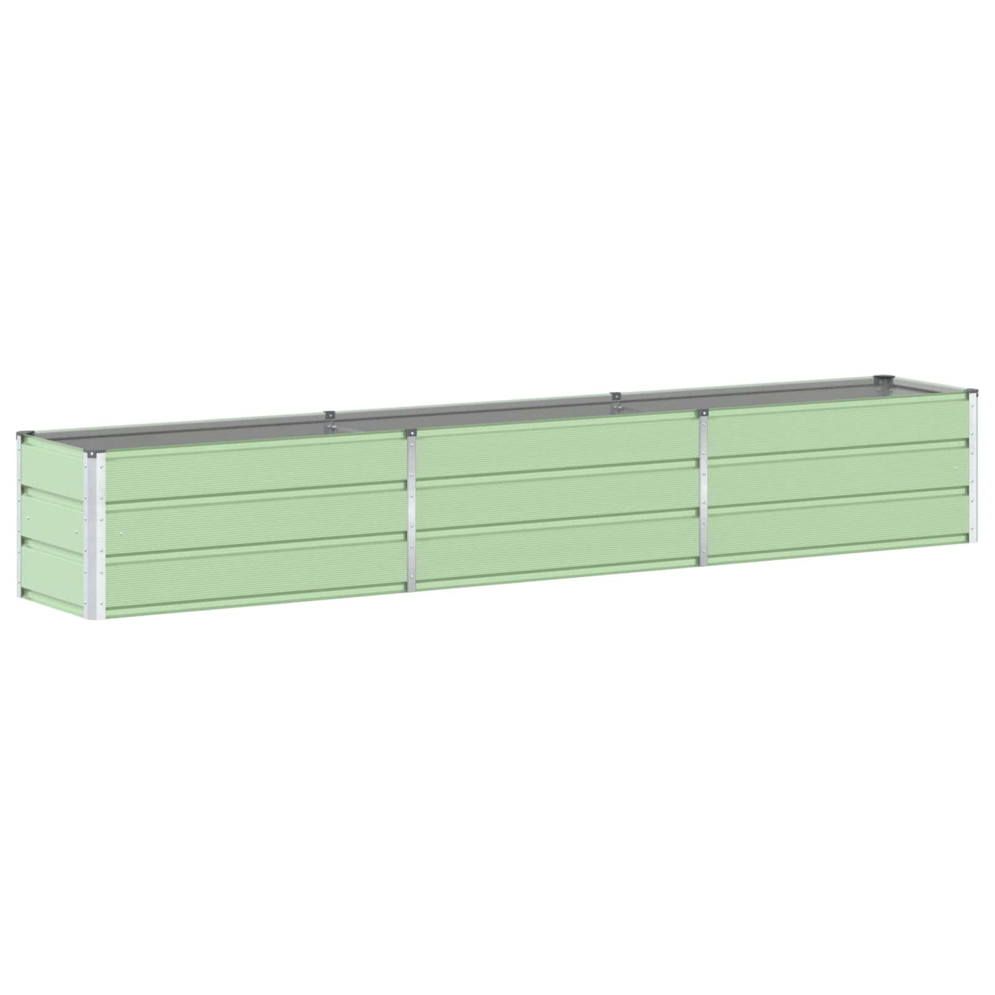 Jardinera vidaxx verde pastel 480 x 50 x 45 cm acero galvanizado