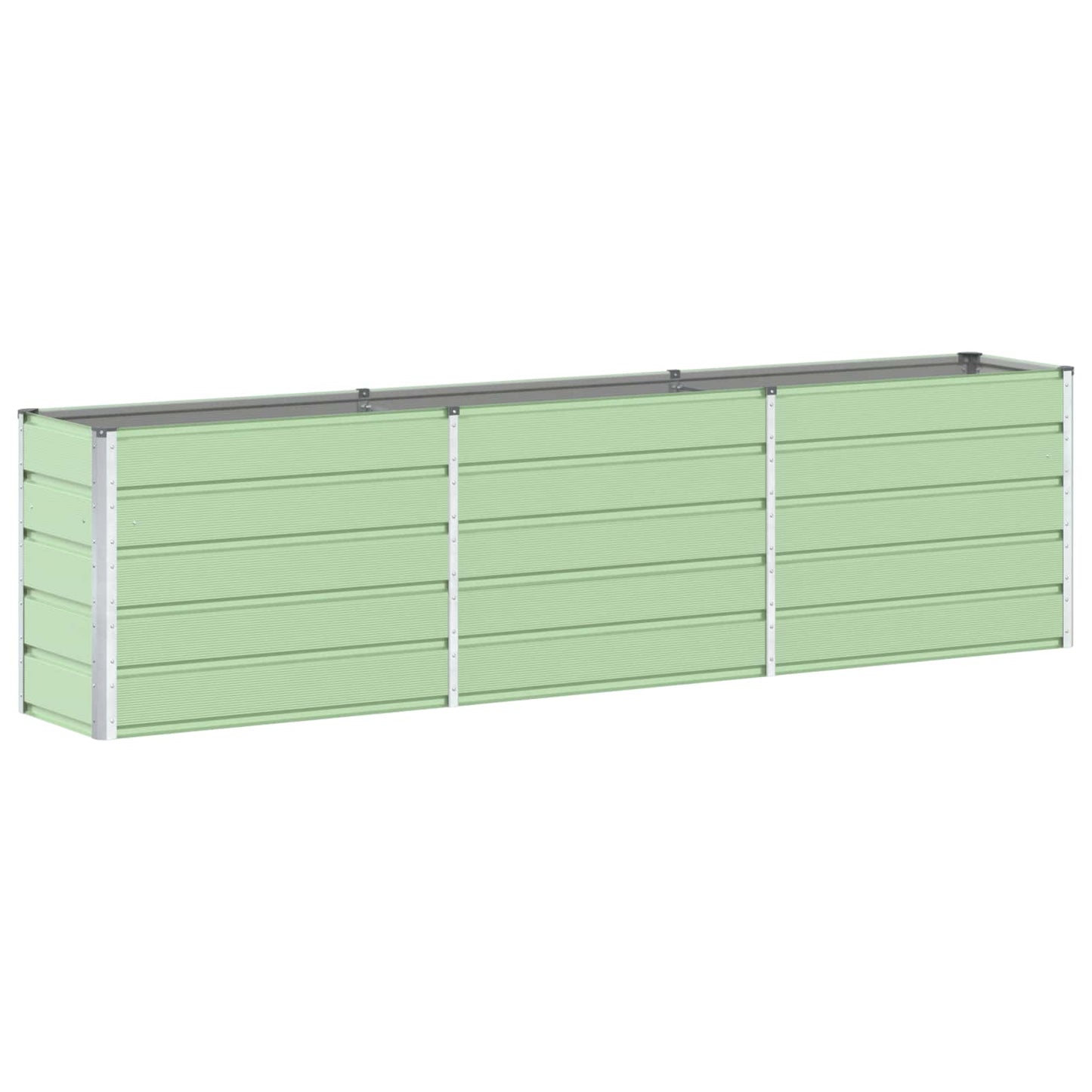 Jardinera vidaxx verde pastel 480 x 50 x 45 cm acero galvanizado