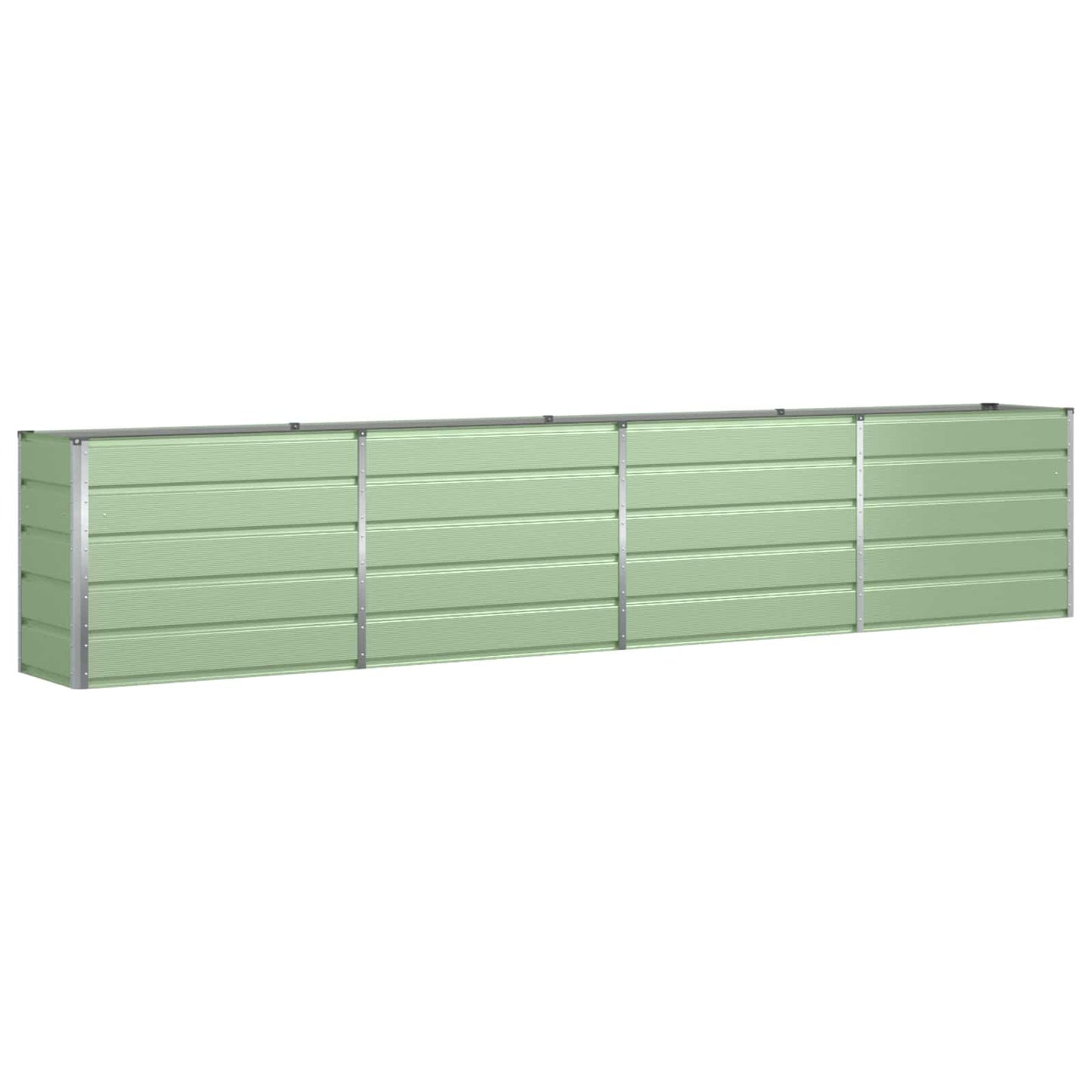 Jardinera vidaxx verde pastel 480 x 50 x 45 cm acero galvanizado