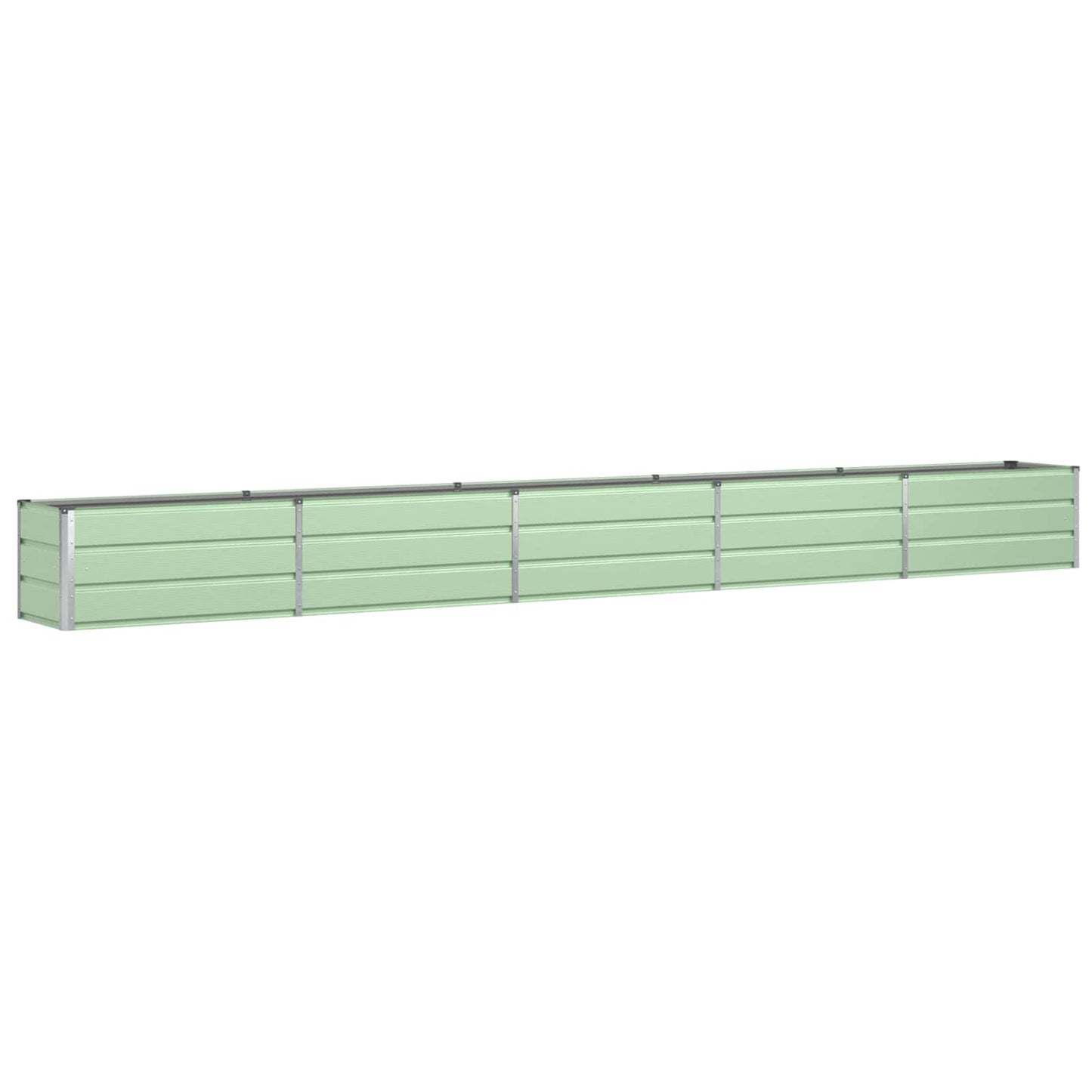 Jardinera vidaxx verde pastel 480 x 50 x 45 cm acero galvanizado