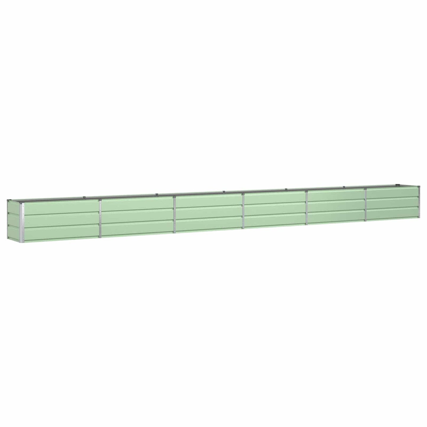 Jardinera vidaxx verde pastel 480 x 50 x 45 cm acero galvanizado