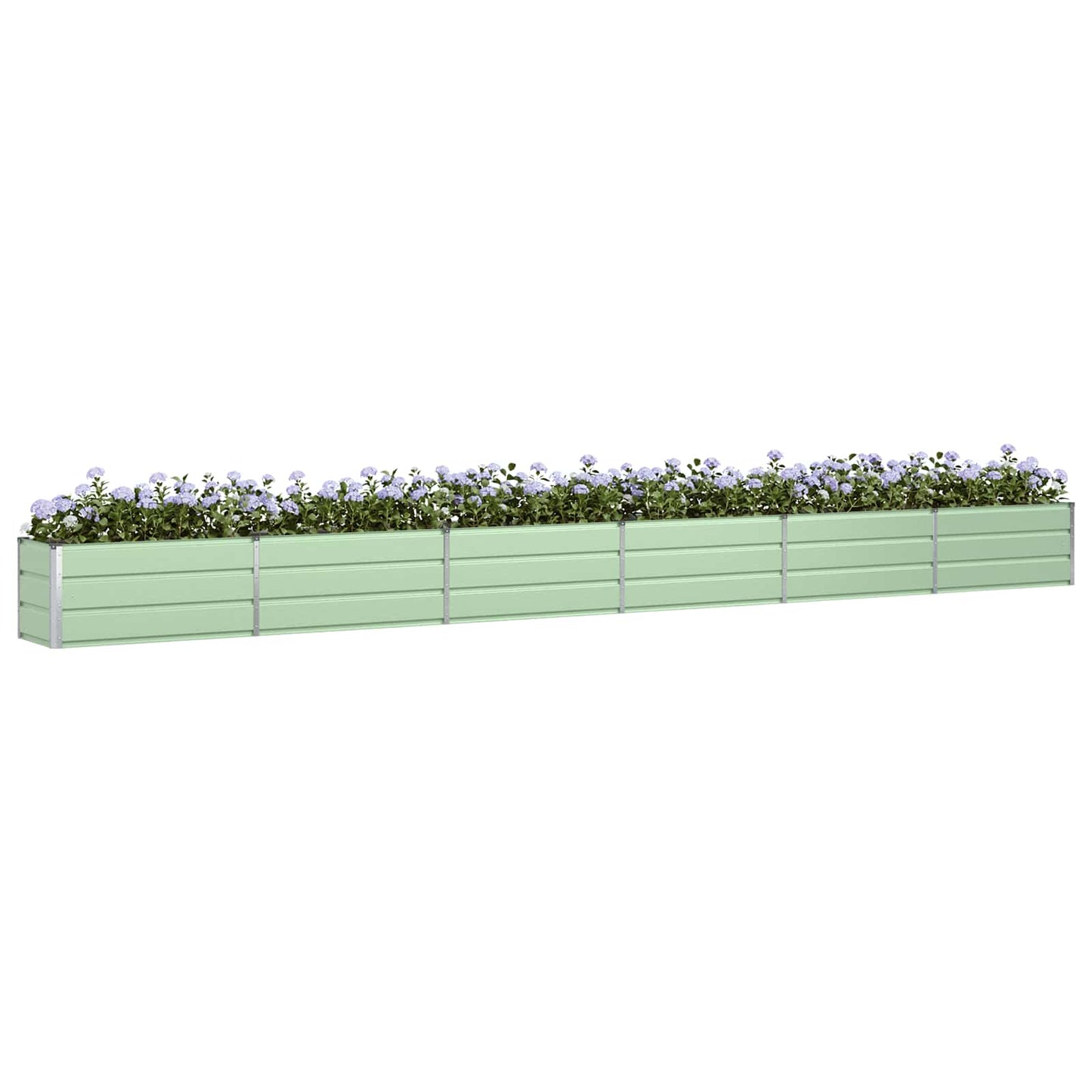 Jardinera vidaxx verde pastel 480 x 50 x 45 cm acero galvanizado