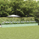 Jardinera vidaxx verde pastel 480 x 50 x 45 cm acero galvanizado