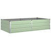 Vidaxx macetero verde pastel 195 x 100 x 45 cm acero galvanizado