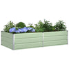 Vidaxx macetero verde pastel 195 x 100 x 45 cm acero galvanizado