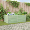 Vidaxx macetero verde pastel 195 x 100 x 45 cm acero galvanizado