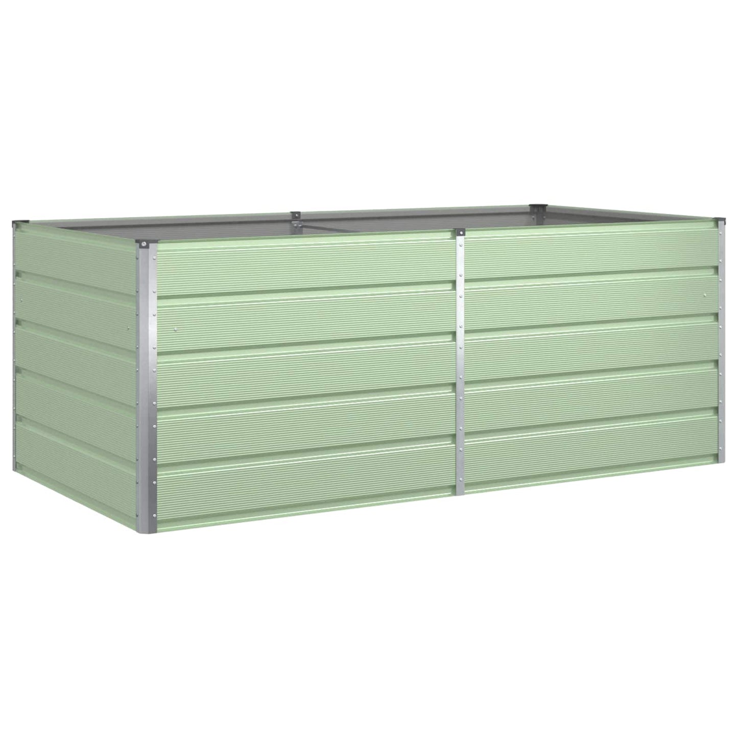 Vidaxx macetero verde pastel 195 x 100 x 45 cm acero galvanizado