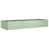 Vidaxx macetero verde pastel 195 x 100 x 45 cm acero galvanizado