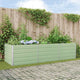 Vidaxx macetero verde pastel 195 x 100 x 45 cm acero galvanizado