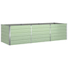 Vidaxx macetero verde pastel 195 x 100 x 45 cm acero galvanizado