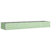 Vidaxx macetero verde pastel 195 x 100 x 45 cm acero galvanizado
