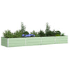 Vidaxx macetero verde pastel 195 x 100 x 45 cm acero galvanizado