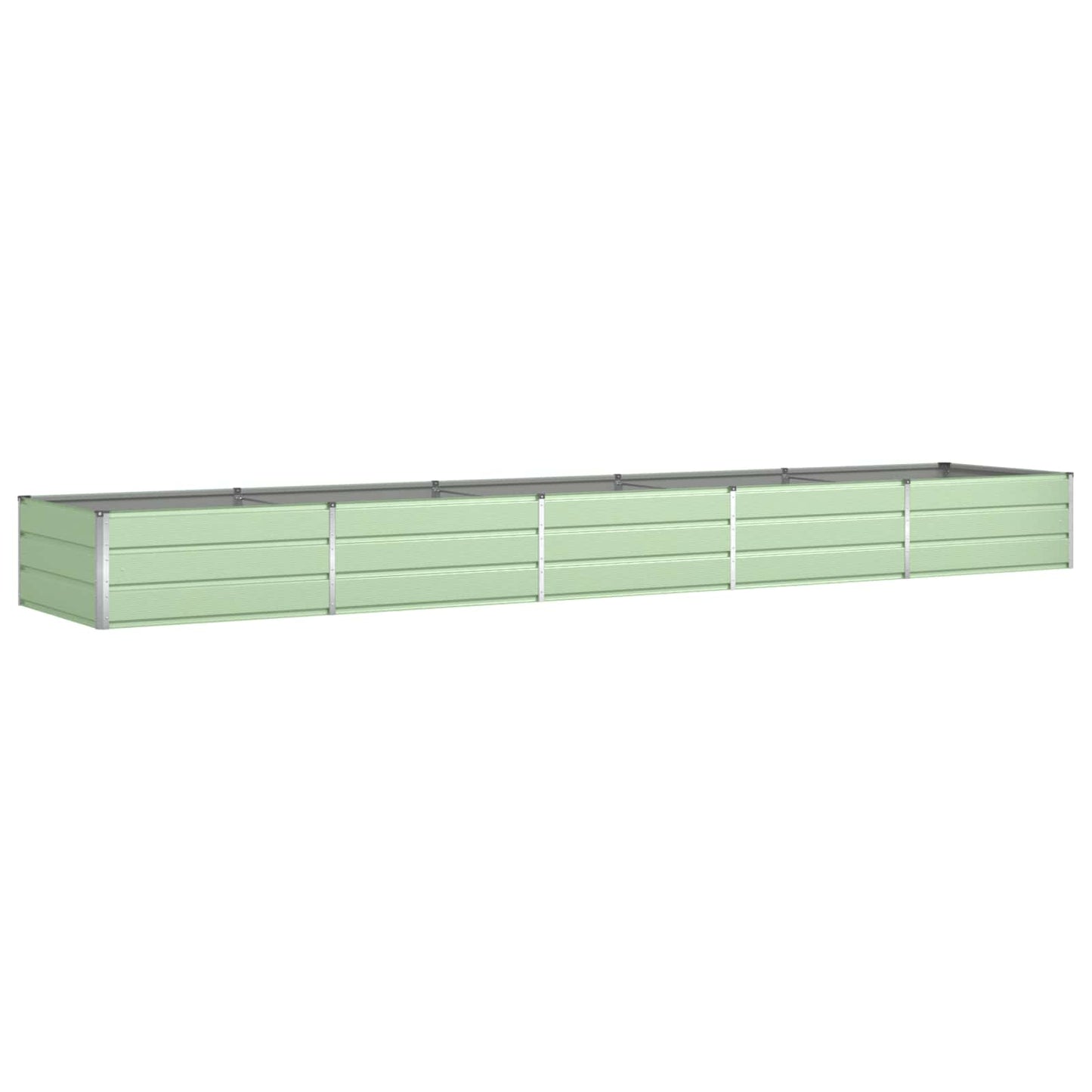 Vidaxx macetero verde pastel 195 x 100 x 45 cm acero galvanizado