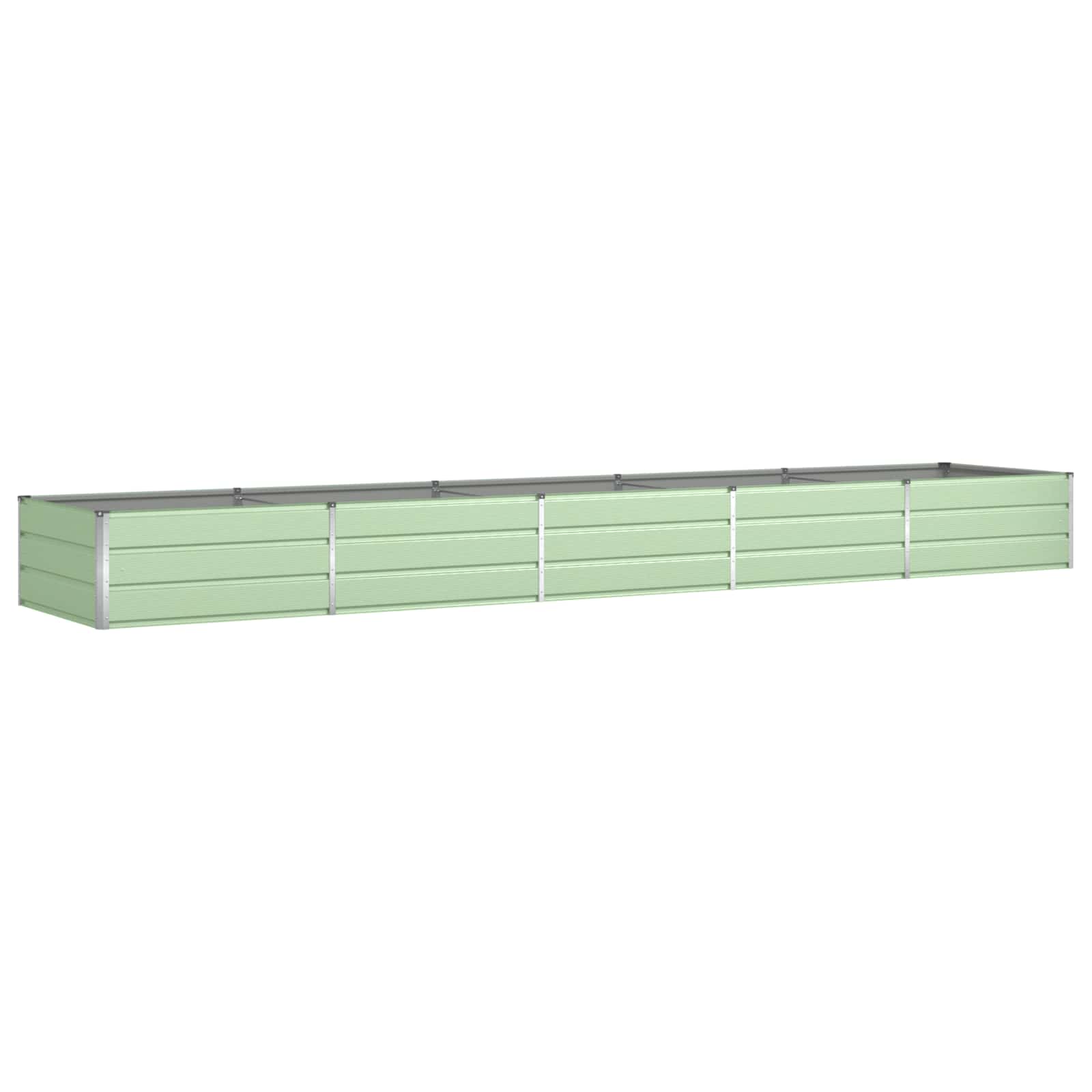 Vidaxx macetero verde pastel 195 x 100 x 45 cm acero galvanizado