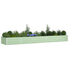 Vidaxx macetero verde pastel 195 x 100 x 45 cm acero galvanizado