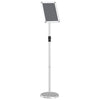 Vidaxl beurs displays zilver 25 x 25 x 125 cm aluminium