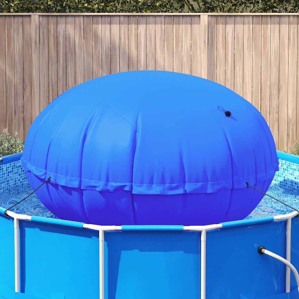 Vidaxl winter pool kussen blauw ø 220 x 140 cm pvc