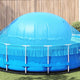 Vidaxl cojín de piscina de invierno azul ø 310 x 180 cm PVC