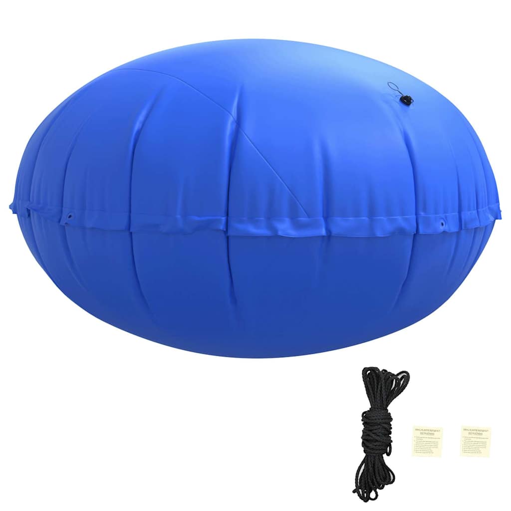 Vidaxl cojín de piscina de invierno azul ø 310 x 180 cm PVC