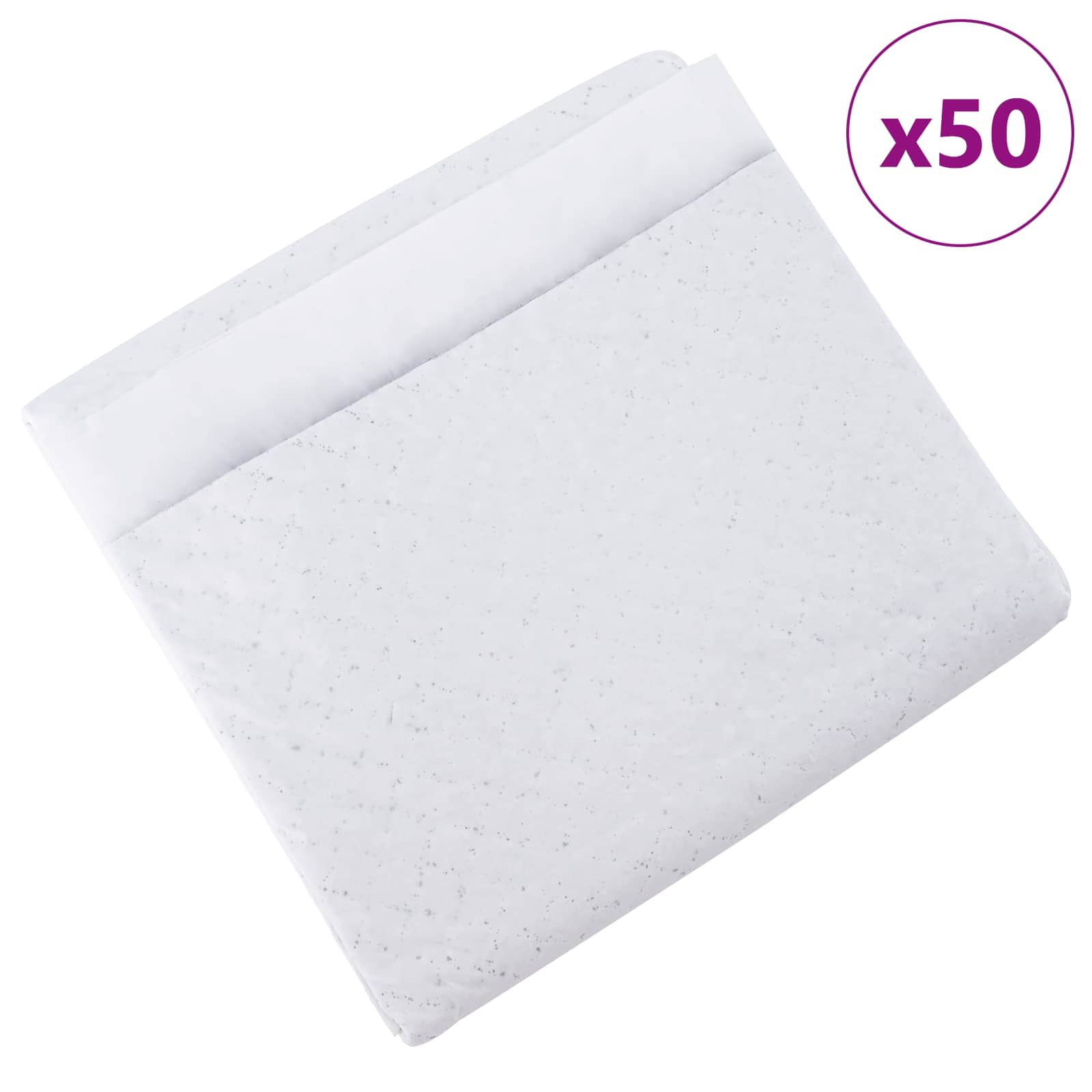 Vidaxl niet-geweven stof huisdier trainingspad 50 pcs 60 x 45 cm