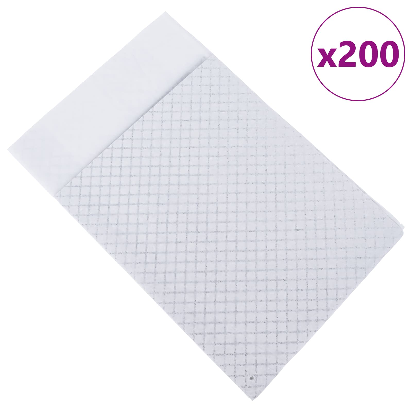 Vidaxl niet-geweven stof huisdier trainingspad 200 pcs 90 x 60 cm