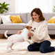 vidaXL pañal desechable para perros hembra 30uds blanco s
