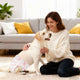 vidaXL pañal desechable para perros hembra 30uds blanco m