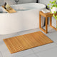 Vidaxx alfombra de baño marrón 100 x 60 cm madera maciza de acacia