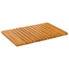 Vidaxl badmat effen bruin 59 x 40 cm hout