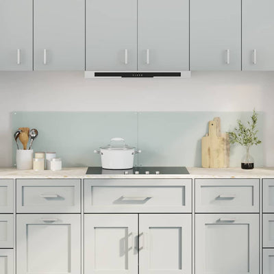 Paraschizzi cucina Vidaxxl 2 pezzi in vetro temperato bianco 90 x 40 cm