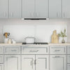 Vidaxxl salpicadero de cocina 2 uds cristal templado transparente 90 x 50 cm